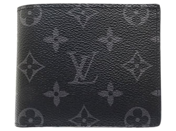 Louis Vuitton Monogram Eclipse Bi-fold Wallet Black - view 2