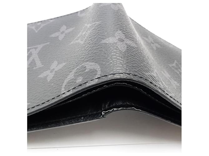 Louis Vuitton Monogram Eclipse Bi-fold Wallet Black - view 6