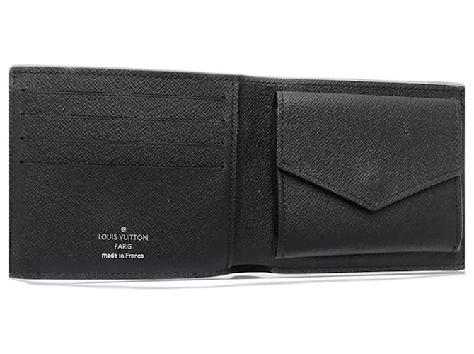 Louis Vuitton Monogram Eclipse Bi-fold Wallet Black - view 7