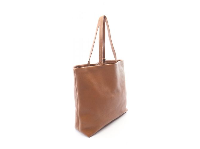 Tote Sac cabas Prada avec logo Triangle Marron - vue 2