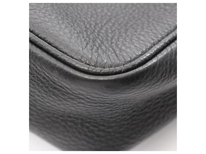 Borsa a tracolla con logo Triangle Prada Nero - vista 6