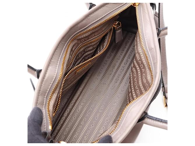 Prada PRADA Borsa a 2 vie media Marrone - vista 3