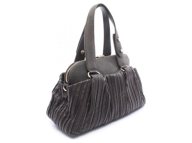 Borsa Bvlgari Bulgari Leoni Marrone Verde - vista 2