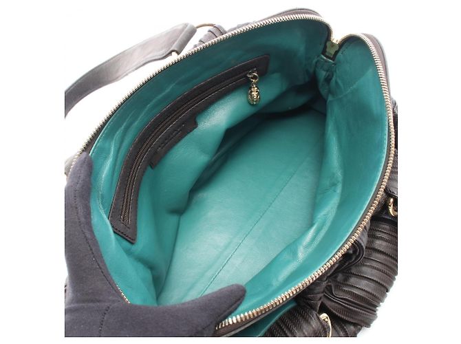 Borsa Bvlgari Bulgari Leoni Marrone Verde - vista 3
