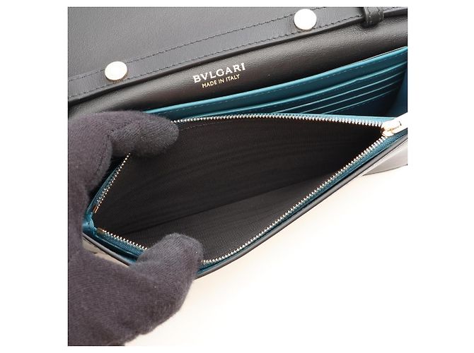 Bulgari Borsa a Spalla Bvlgari Infinitetum Nero - vista 4
