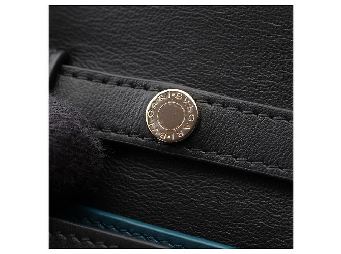 Bulgari Borsa a Spalla Bvlgari Infinitetum Nero - vista 8