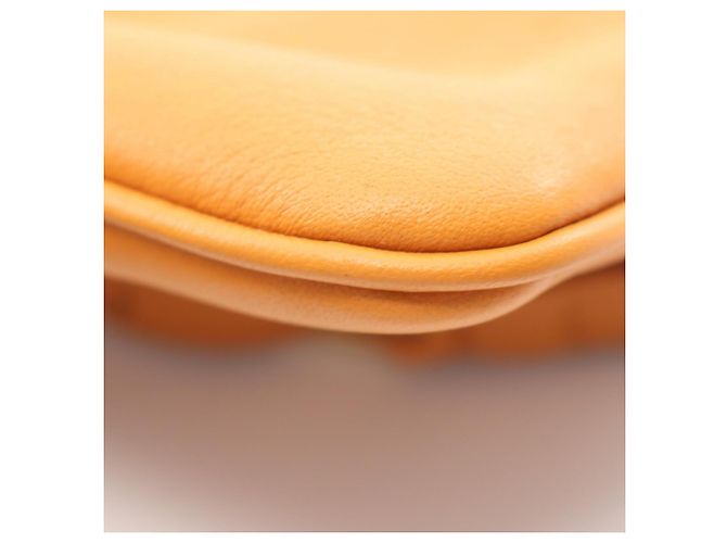 Prada Soft Grain Orange Shoulder Bag - view 5