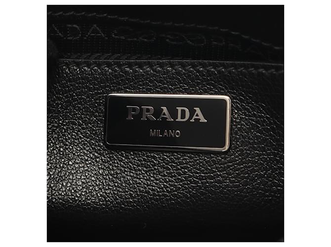 Borsa a tracolla Prada GLACE'CALF Nero - vista 4