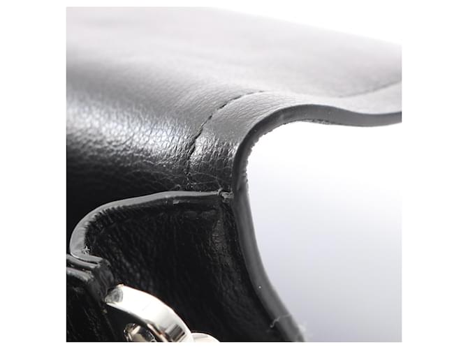 Borsa a tracolla Prada GLACE'CALF Nero - vista 7