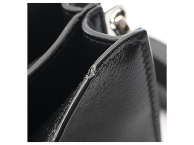 Borsa a tracolla Prada GLACE'CALF Nero - vista 8
