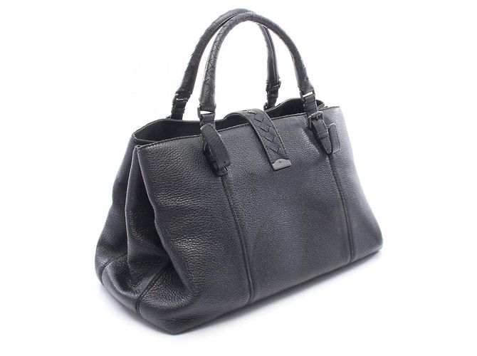 Borsa Bottega Veneta Intrecciato Roma Medium Nero - vista 2
