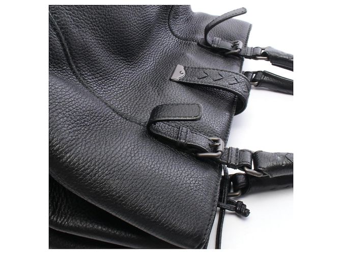 Borsa Bottega Veneta Intrecciato Roma Medium Nero - vista 7