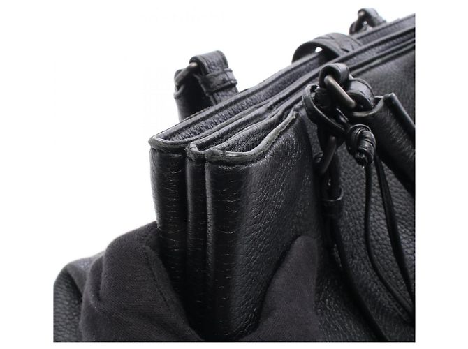 Borsa Bottega Veneta Intrecciato Roma Medium Nero - vista 8