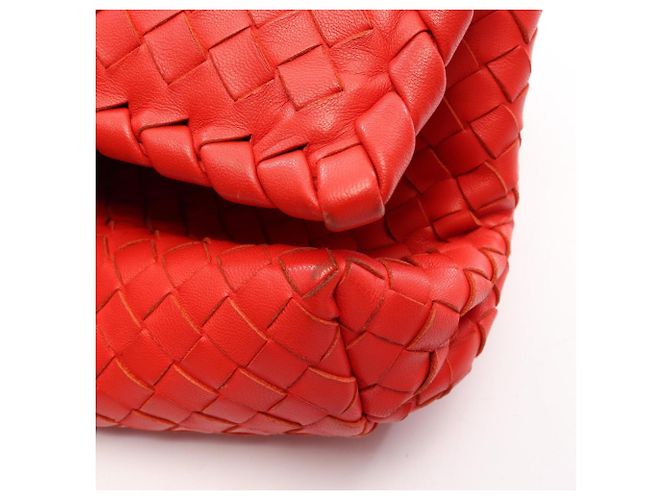 Borsa a tracolla Small Olympia Bottega Veneta Rosso - vista 11