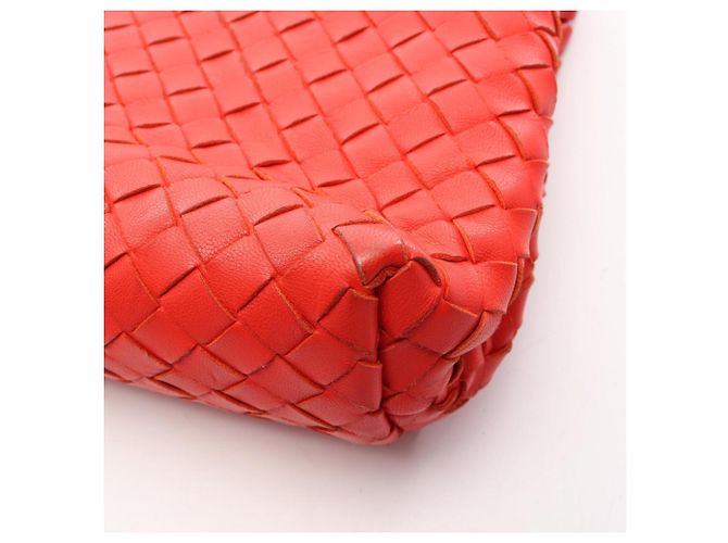 Borsa a tracolla Small Olympia Bottega Veneta Rosso - vista 12