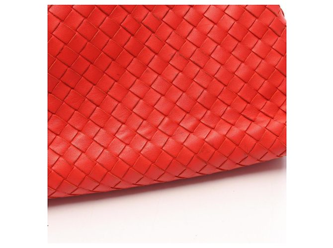 Borsa a tracolla Small Olympia Bottega Veneta Rosso - vista 14