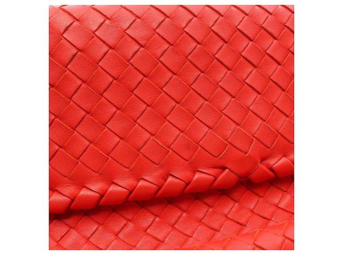 Borsa a tracolla Small Olympia Bottega Veneta Rosso - vista 17