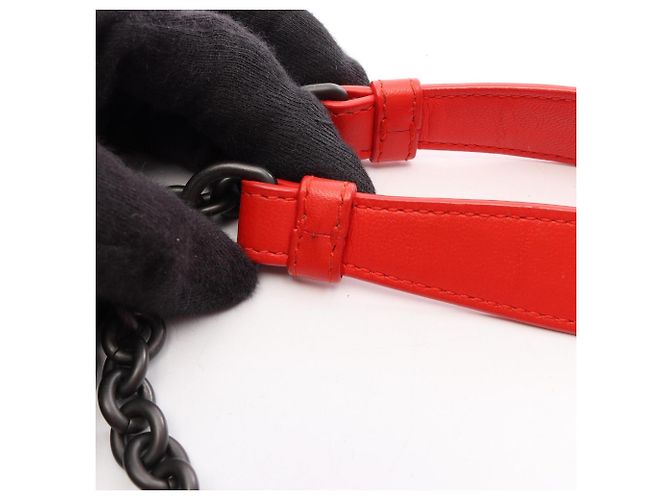 Borsa a tracolla Small Olympia Bottega Veneta Rosso - vista 19