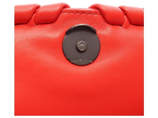 Borsa a tracolla Small Olympia Bottega Veneta Rosso - vista 8