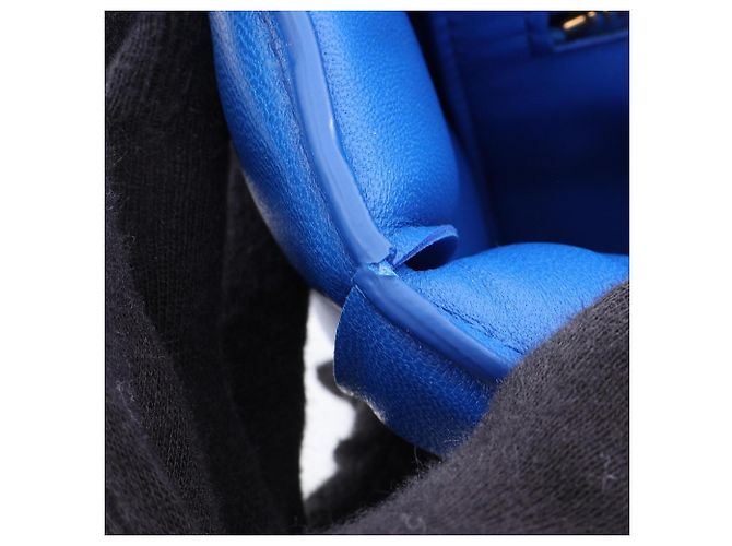 Borsa a Spalla The Chain Cassette Bottega Veneta Blu - vista 8