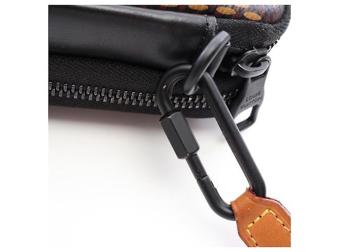 Louis Vuitton x NIGO Double Phone Pouch Shoulder Bag Marrone Multicolore Damier ebene - vista 8