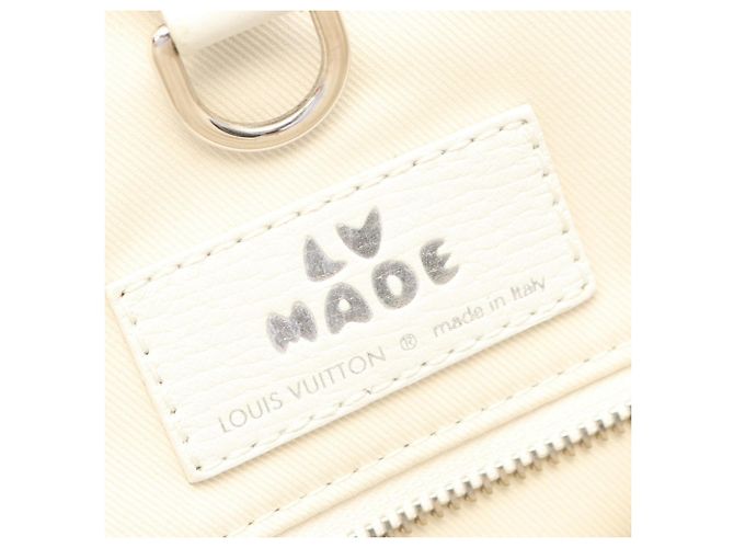 Borsa 2-Way Louis Vuitton x NIGO Trolley Tote Tiger Blanc Bianco Multicolore - vista 4