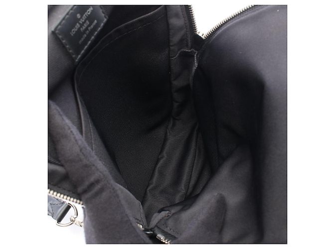 Borsa a tracolla Louis Vuitton Avenue Nero Damier ebene - vista 3