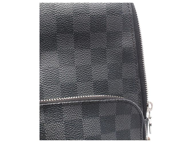 Borsa a tracolla Louis Vuitton Avenue Nero Damier ebene - vista 6