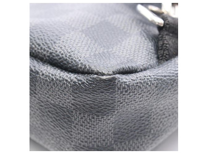 Borsa a tracolla Louis Vuitton Avenue Nero Damier ebene - vista 8