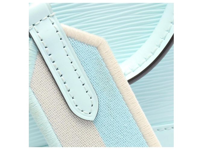 Borsa 2-Way Louis Vuitton Alma BB Seaside Blu - vista 5