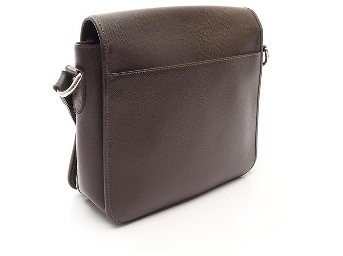 Borsa a tracolla Louis Vuitton Andrey Taiga Grizzly Marrone - vista 2