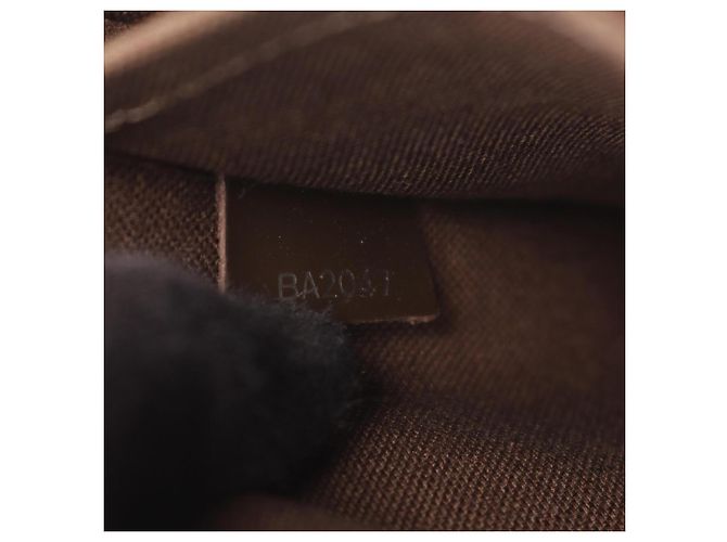 Borsa a tracolla Louis Vuitton Andrey Taiga Grizzly Marrone - vista 5