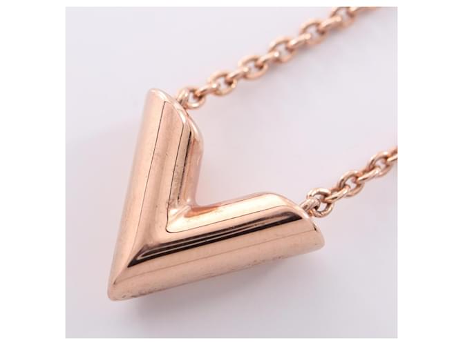 Collana Louis Vuitton Essential V D'oro - vista 2