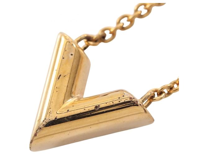 Collana Essential V Louis Vuitton D'oro - vista 2