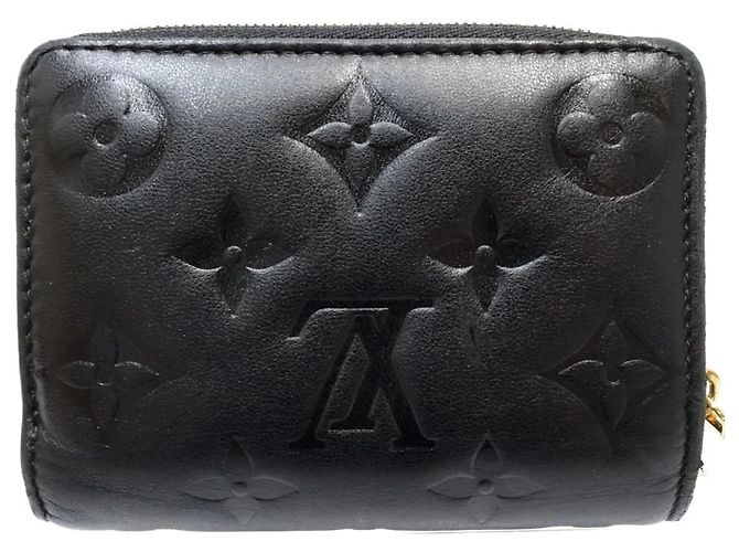 Louis Vuitton Monogram Bi-fold Wallet Schwarz - Ansicht 3