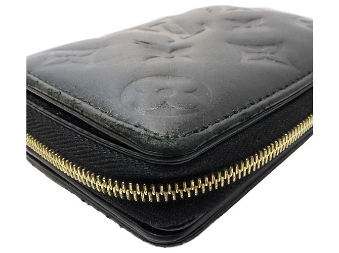 Louis Vuitton Monogram Bi-fold Wallet Schwarz - Ansicht 5