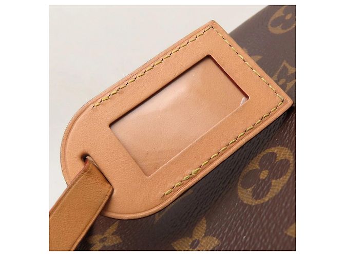 Louis Vuitton Monogram Boite Chapeau Souple MM Borsa a Spalla Marrone - vista 17