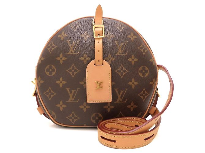 Louis Vuitton Monogram Boite Chapeau Souple MM Borsa a Spalla Marrone - vista 2