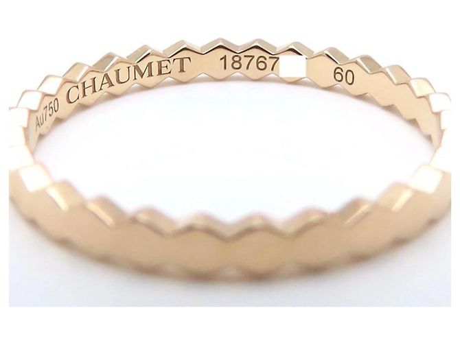 Anello B de Honeycomb in oro rosa Chaumet - vista 6