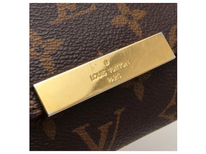 Borsa a Spalla Louis Vuitton Monogram Favorite PM Marrone - vista 13