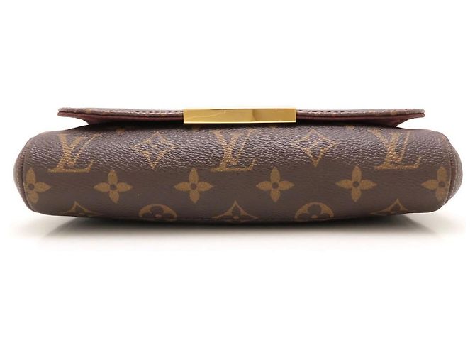 Borsa a Spalla Louis Vuitton Monogram Favorite PM Marrone - vista 4
