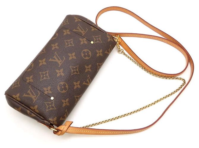 Borsa a Spalla Louis Vuitton Monogram Favorite PM Marrone - vista 5