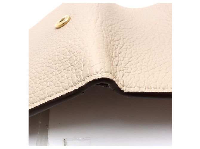 Cartera tríptico Louis Vuitton en piel de becerro grisácea - vista 6