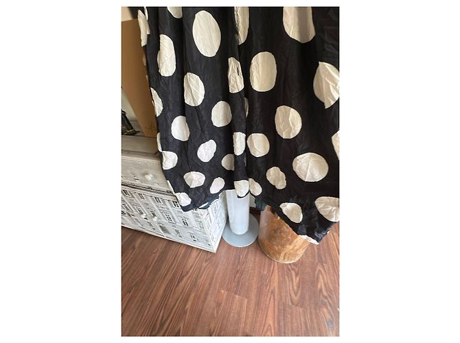 Munthe Plus Simonsen Plu Polka Dot Hemdkleid Schwarz Weiß - Ansicht 5