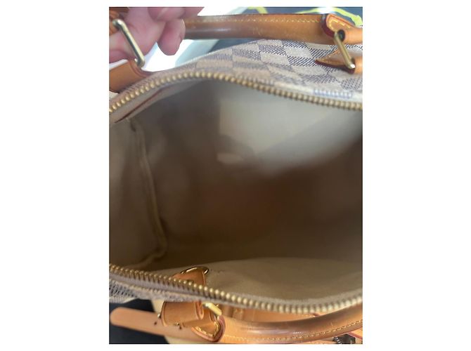 Louis Vuitton Speedy 30 Bandoulière Damier Azur Bianco Blu - vista 8
