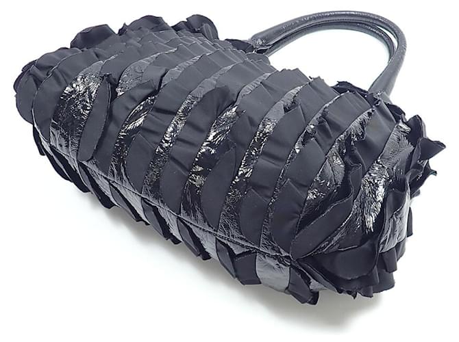 Borsa con volant Prada per donna Nero - vista 2