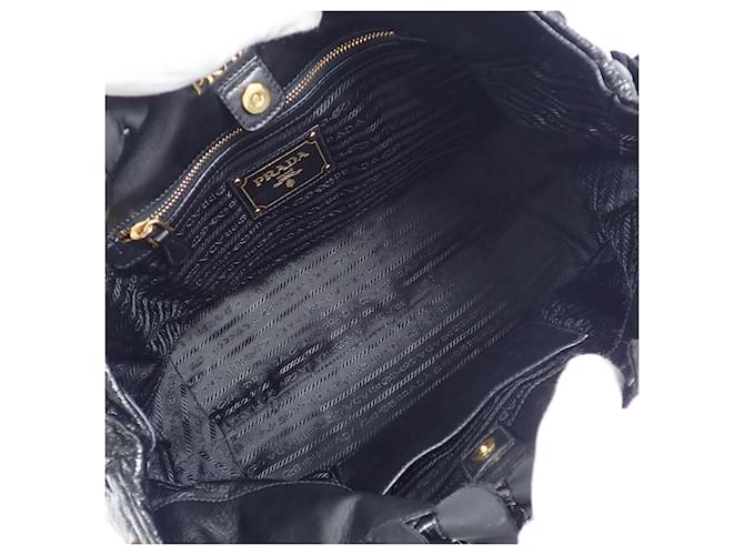 Borsa con volant Prada per donna Nero - vista 9