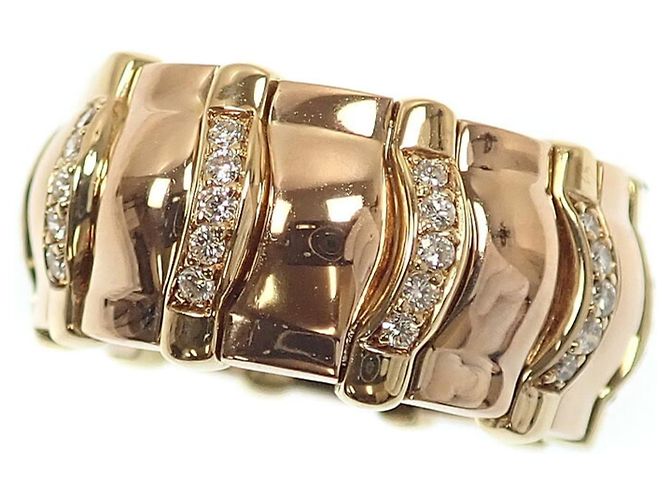 Anello Tanagra in oro giallo e diamanti di Piaget - vista 2