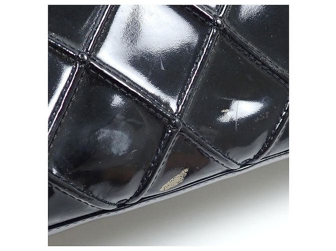 Borsa Tote Chanel in vernice nera Nero - vista 3