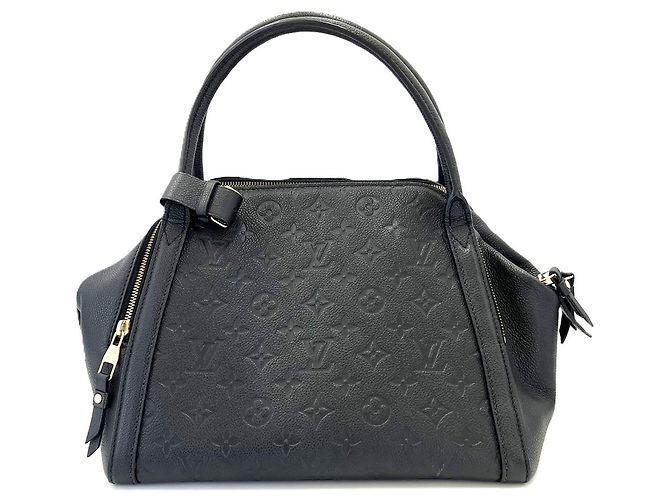 Borsa Louis Vuitton Monogram Empreinte Mare MM Nero - vista 2